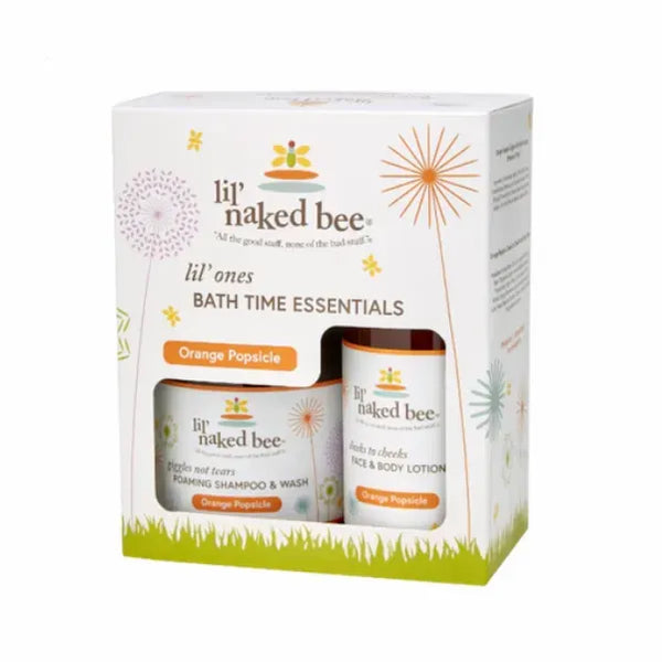 Lil' Naked Bee Lil' Ones Bath Time Essentails - Orange Popsicle - FINAL SALE