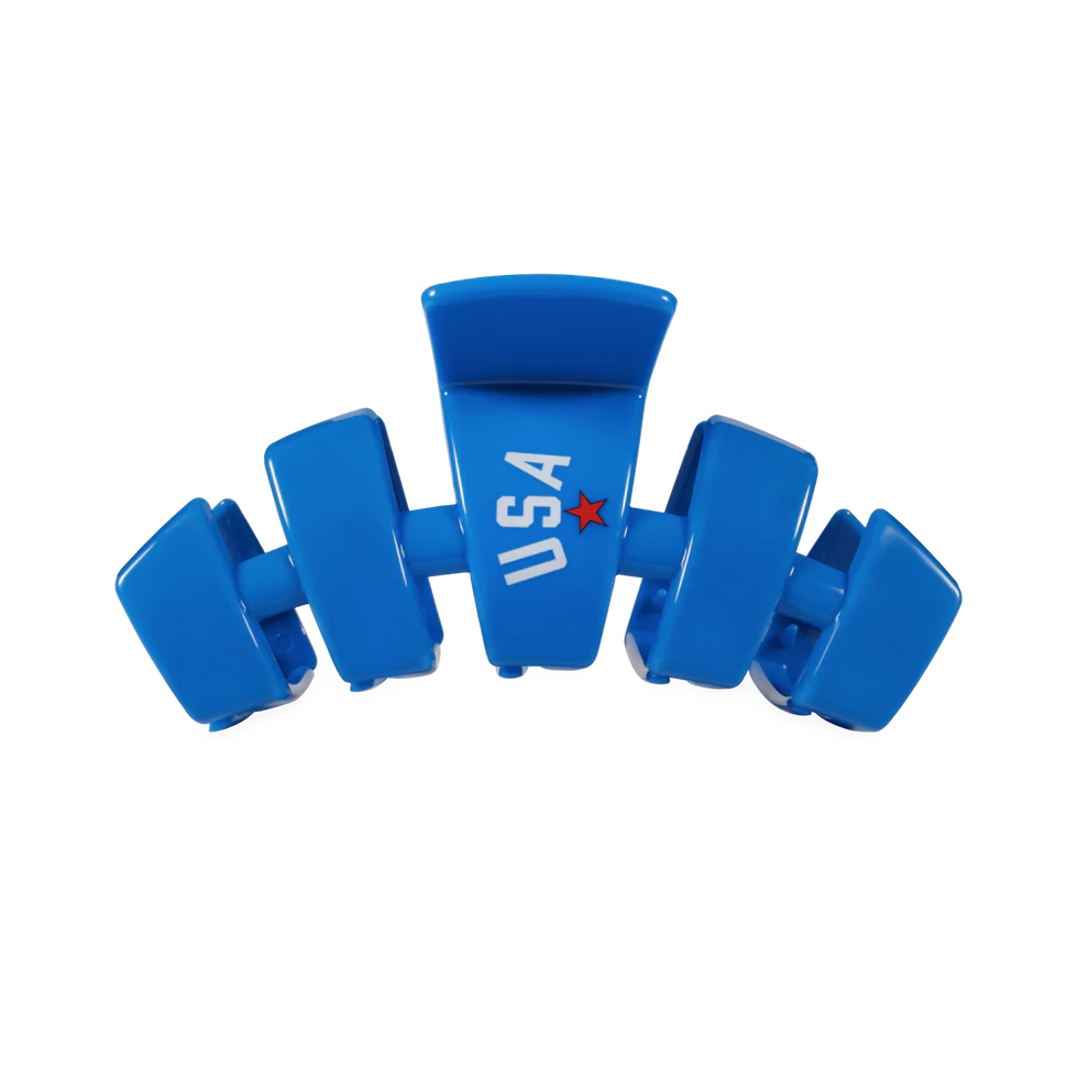USA Classic Blue Claw Clip