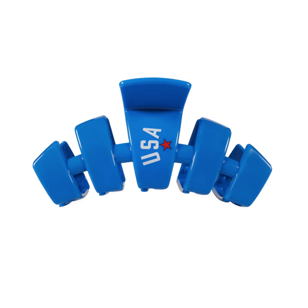 USA Classic Blue Claw Clip