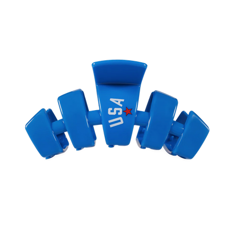 USA Classic Blue Claw Clip