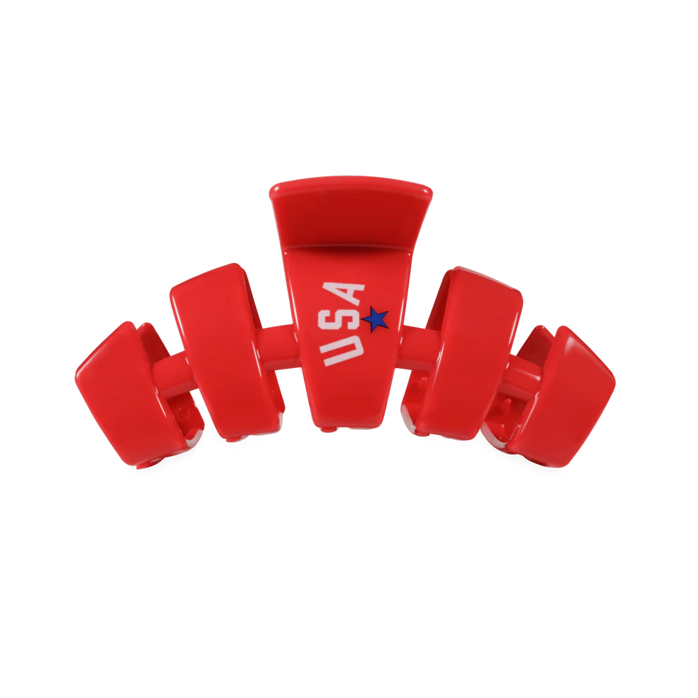 USA Classic Red Claw Clip