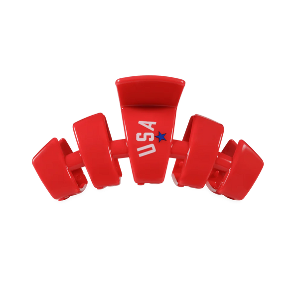 USA Classic Red Claw Clip
