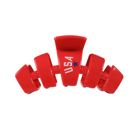 USA Classic Red Claw Clip