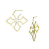 Grace Cross Hoop Earrings