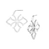 Grace Cross Hoop Earrings