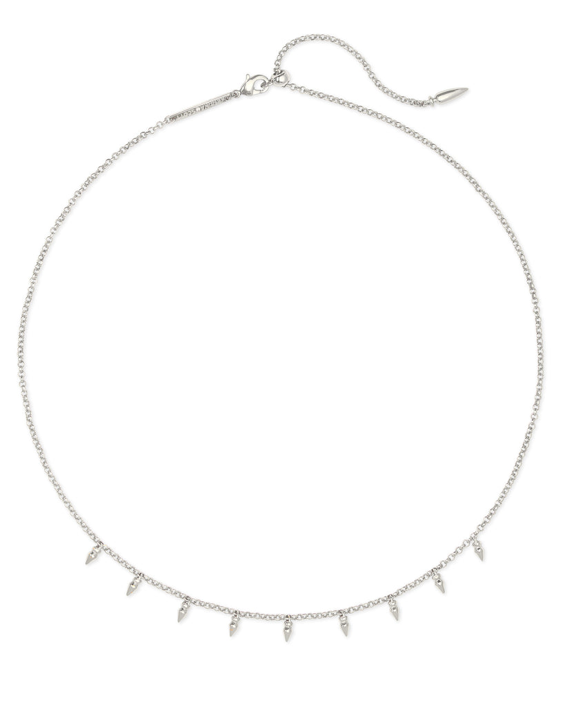 Addison Choker Necklace in Silver