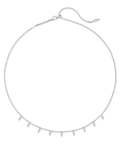Addison Choker Necklace in Silver