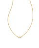 Juliette Pendant Necklace in White Crystal