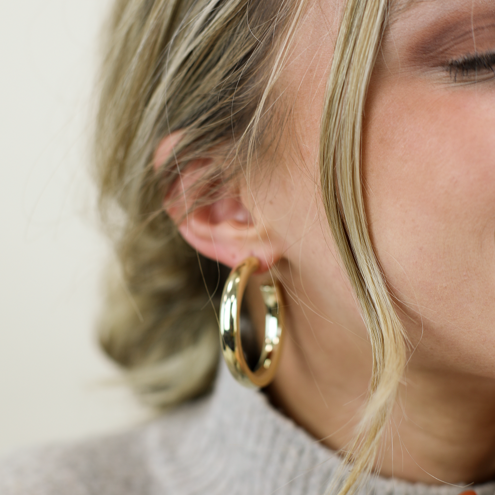 Just Dance Hoop Earrings