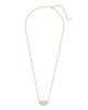 Elisa Pendant Necklace in Pave Diamond and 14kt Yellow Gold