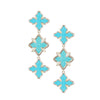 Cross Linear Statement Earrings