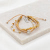 Be Still 3 Row Prayer Bracelet