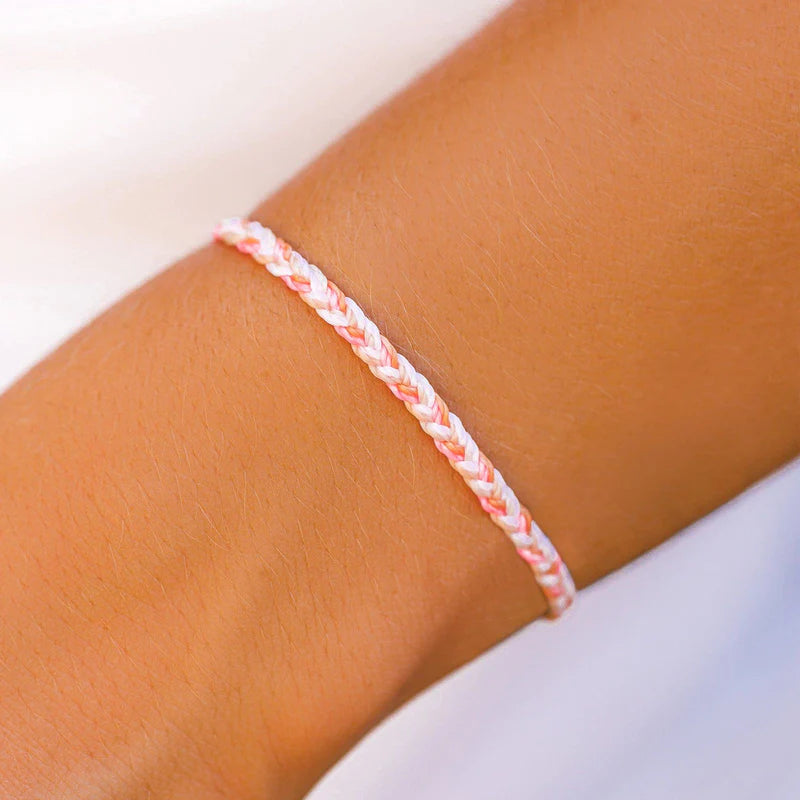 Thin braided bracelet new arrivals