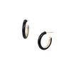 Eclipse Enamel Hoop Earrings