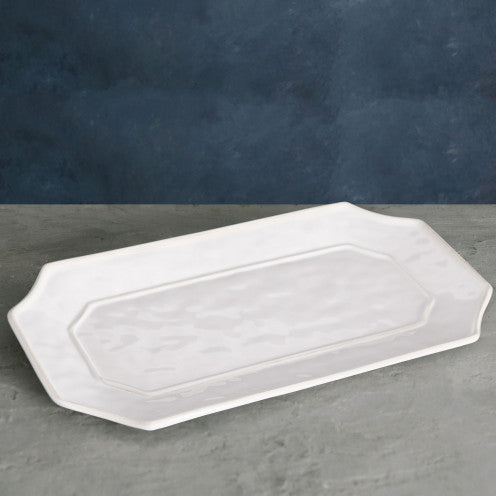 VIDA Charleston White Long Rectangular Platter