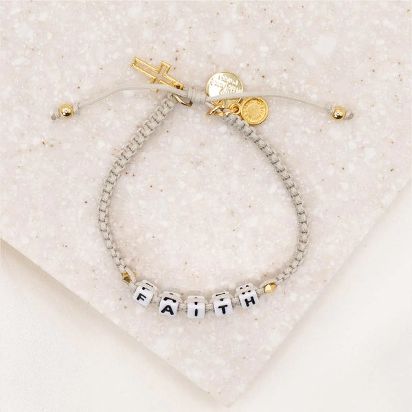 MSMH x LWP Faith Bracelets in Cream/Gold- FINAL SALE