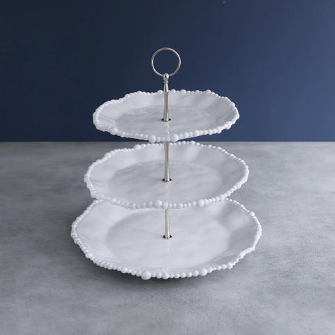 VIDA Alegria Triple Tiered Server in White