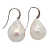 Edison White Pearl Drop Earrings