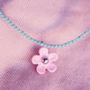 Solstice Enamel Pink Flower Bracelet