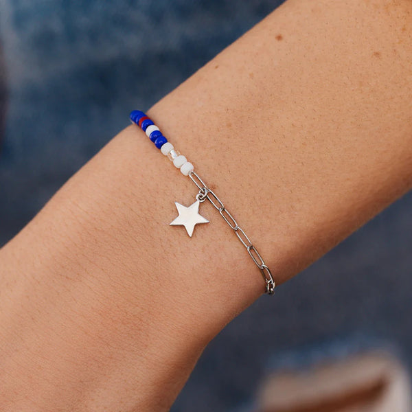Home For Our Troops Stretch Bracelet