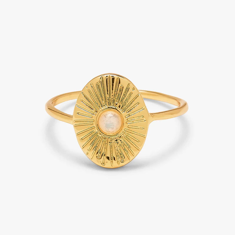 Automic Gold Sun Ring | Minimal Sustainable Fine Jewelry