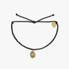 Sun Ray Charm Bracelet in Black