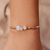 Seaside Beaded Bracelet in Vanilla