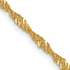 Leslie's 14kt 1.9mm Singapore Chain