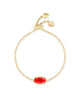 Elaina Gold Bracelet in Red Illusion