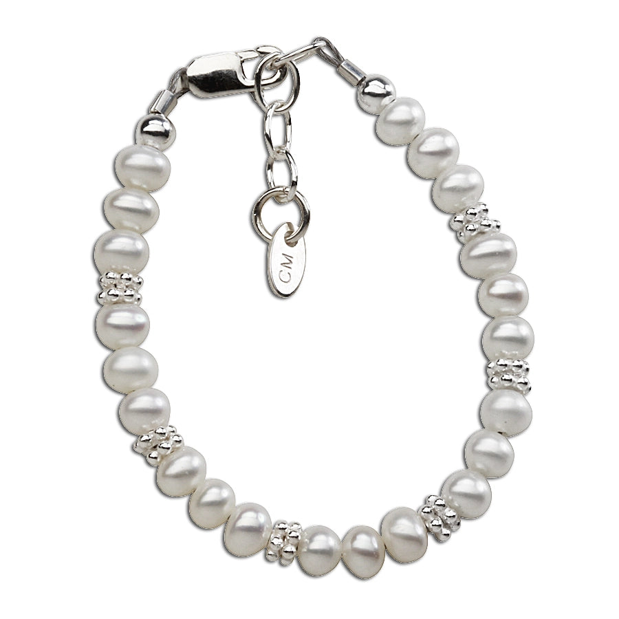 Victoria Silver & Pearl Bracelet