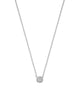 Davie Pave Diamond Pendant Necklace in Sterling Silver
