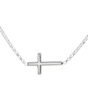 Kids Sideways Cross Necklace