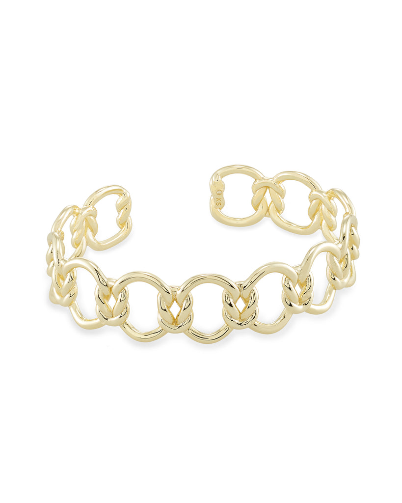 Fallyn Cuff Bracelet in Gold
