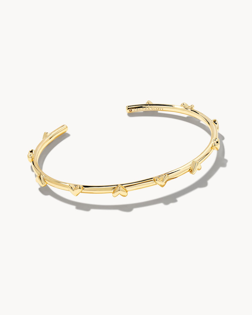 Haven Heart Cuff Bracelet in Gold