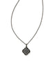 Mallory Pendant Necklace in Drusy