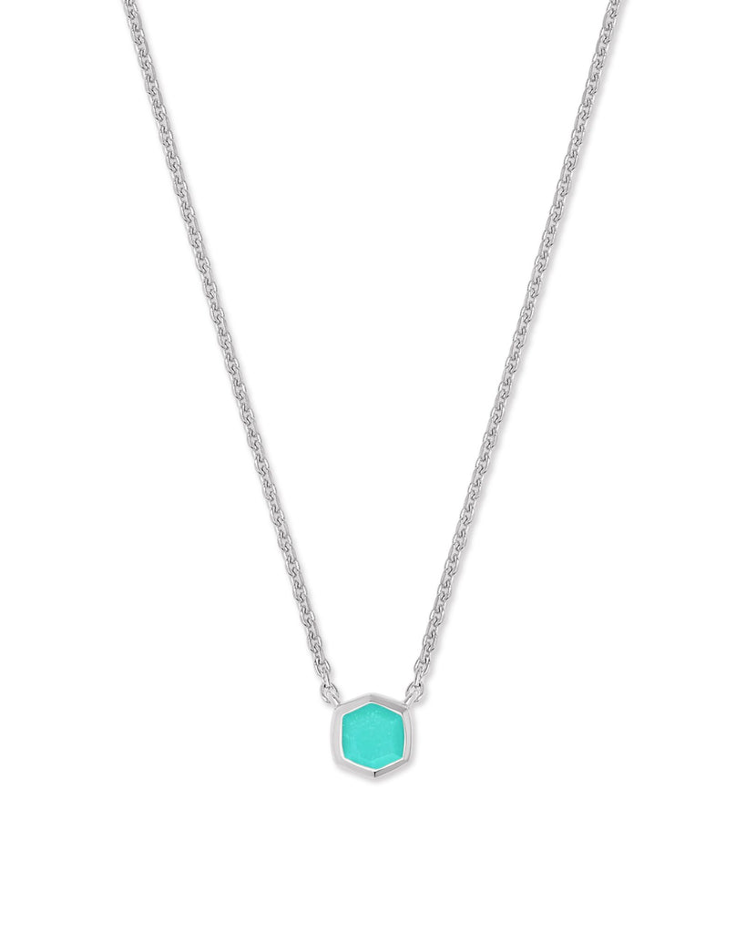 Davie Sterling Silver Pendant Necklace in Chrysoprase