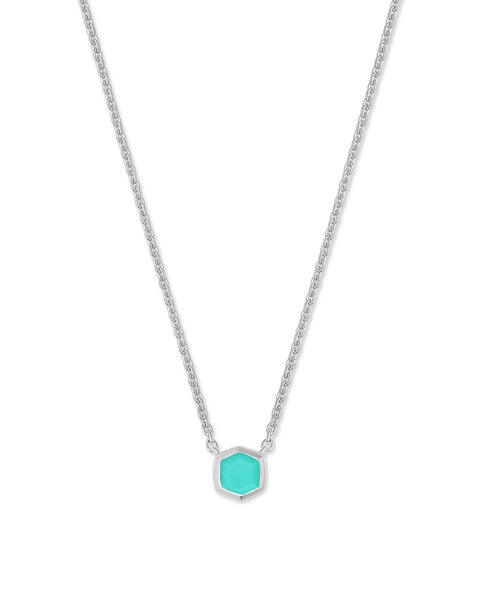 Davie Sterling Silver Pendant Necklace in Chrysoprase