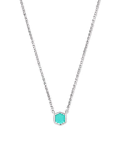 Davie Sterling Silver Pendant Necklace in Chrysoprase