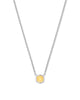 Davie Sterling Silver Pendant Necklace in Light Citrine