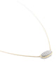 Elisa Pendant Necklace in Pave Diamond and 14kt Yellow Gold
