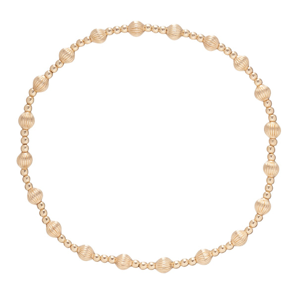 Dignity Sincerity 4mm Gold Filled Bead Bracelet