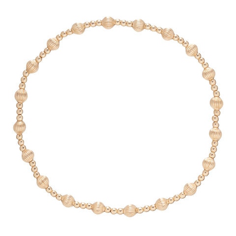 Dignity Sincerity 4mm Gold Filled Bead Bracelet