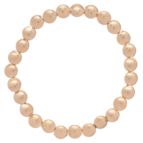 Honesty Gold Filled 6mm Bead Bracelet