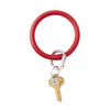 Vegan Leather Big O Keyring