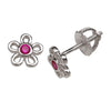 Daisy Birthstone Earrings