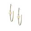 Believer Cross Hoop Earrings