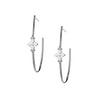 Believer Cross Hoop Earrings