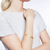 Crescent Bangle in Pearl