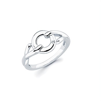 Sterling Silver X&O Ring