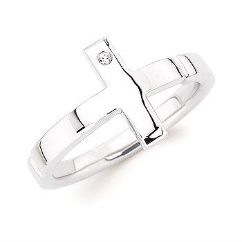 Sterling Silver Cross Ring